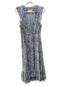 Maeve by Anthropologie Black & White Speckled Midi Dress – re:STYLED